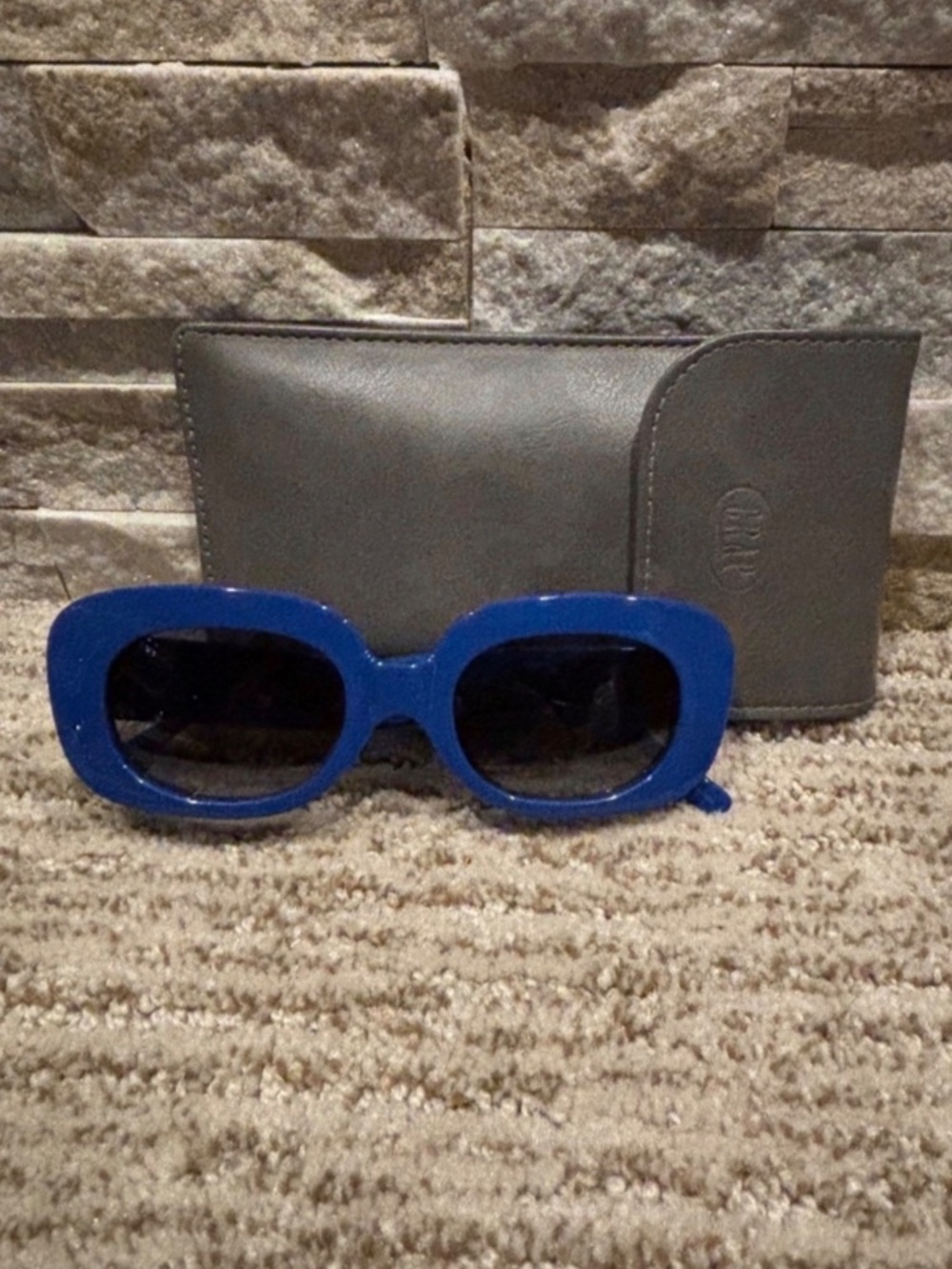 Crap Eyewear Blue “The Velvet Mirror” Sunglasses - Unisex - Picture 2 of 6